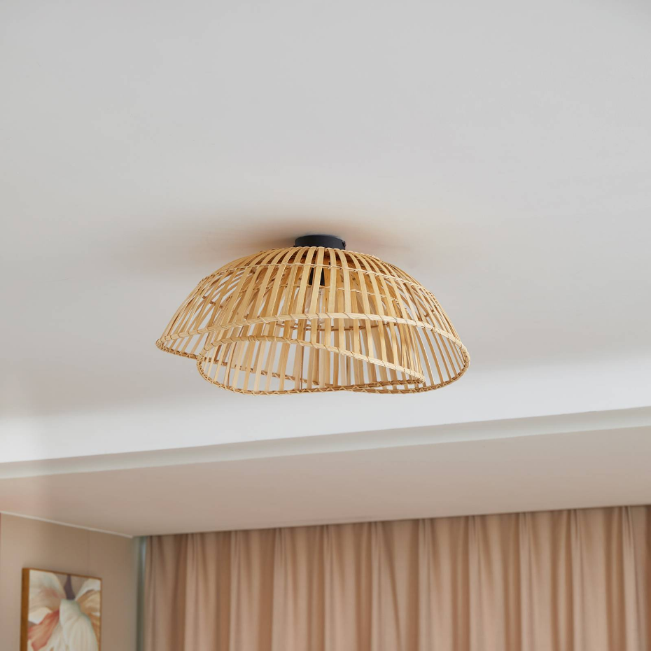 Plafonnier en bambou scandinave, Ilajus
