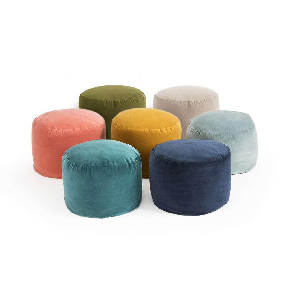 Pouf velours Velvet