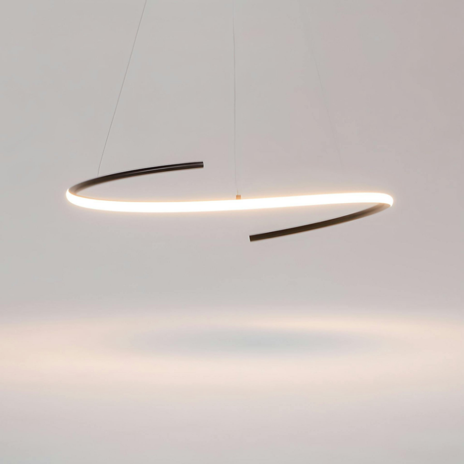 Suspension spirale à LED AVA