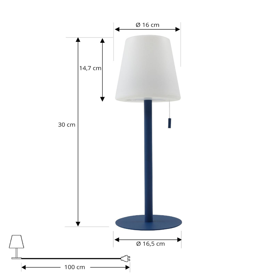 Luminaire de terrasse en aluminium moderneLED