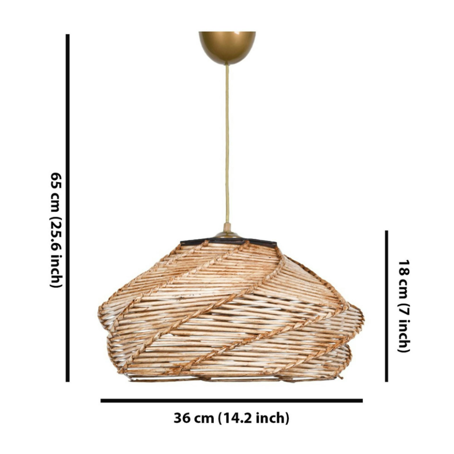 Suspension bohème forme ronde ø36 cm OLTEN