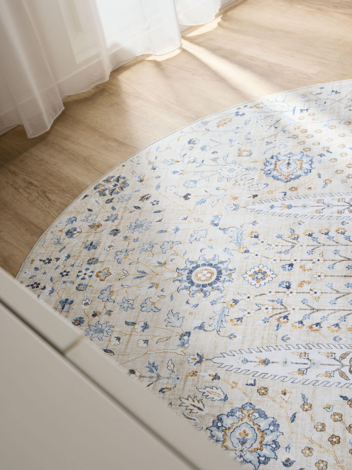 Tapis rond lavables GEORGE