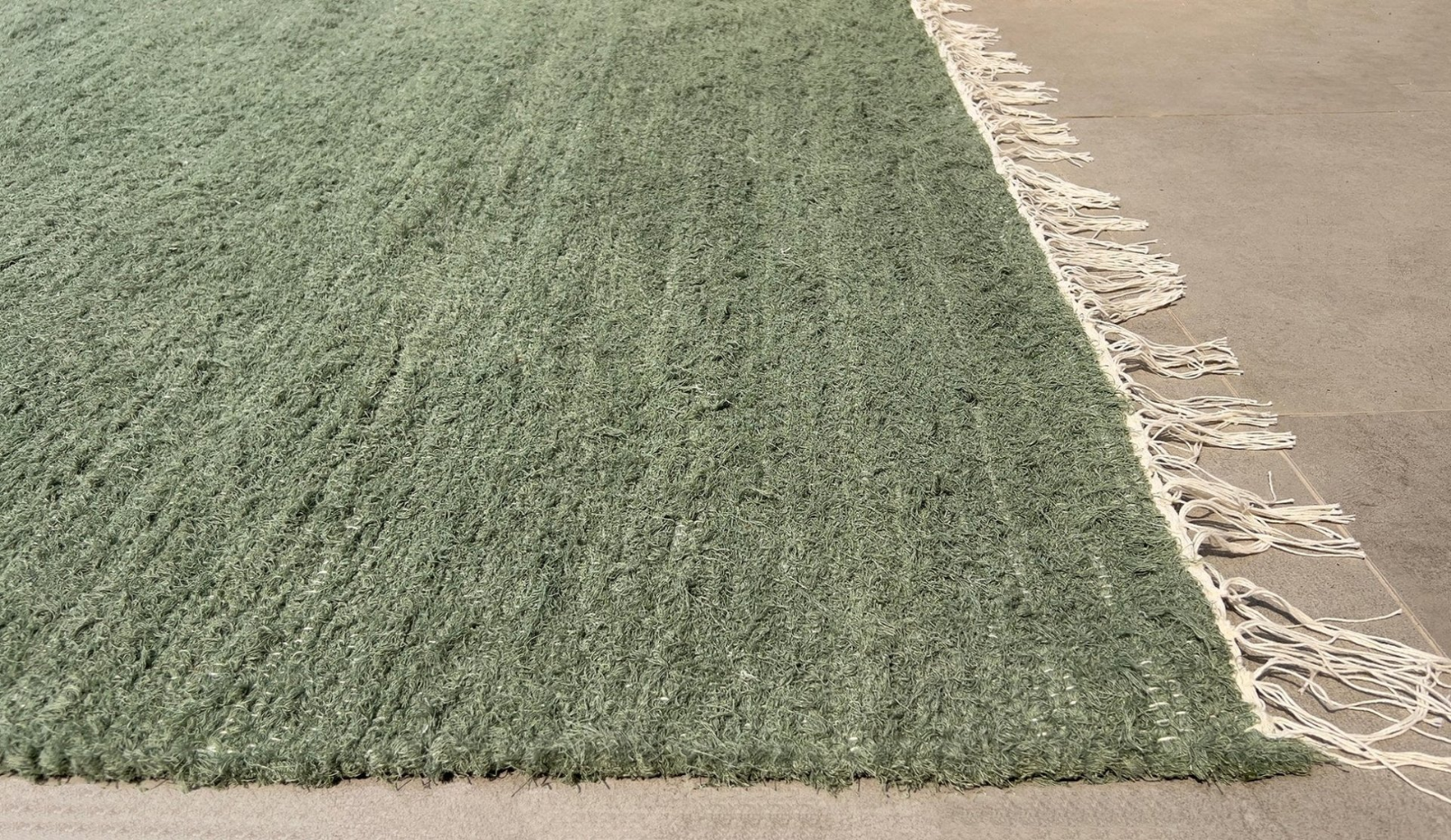 Tapis en coton recyclé tissé à la main AMALIA