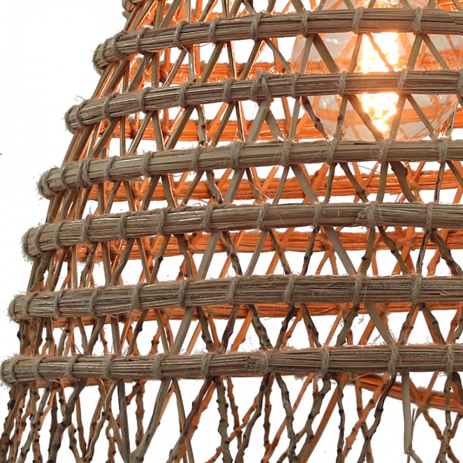 Suspension tressée en fibres de palmier, K2