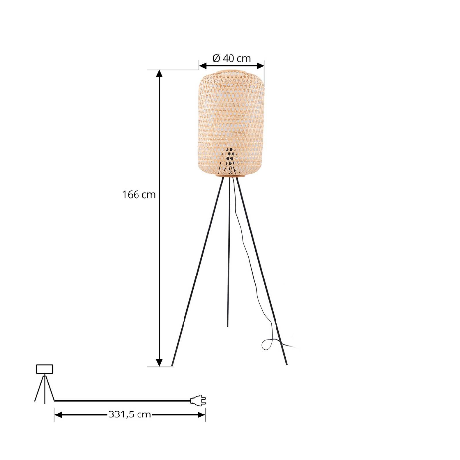 Lampadaire en métal traditionnel, Jorick