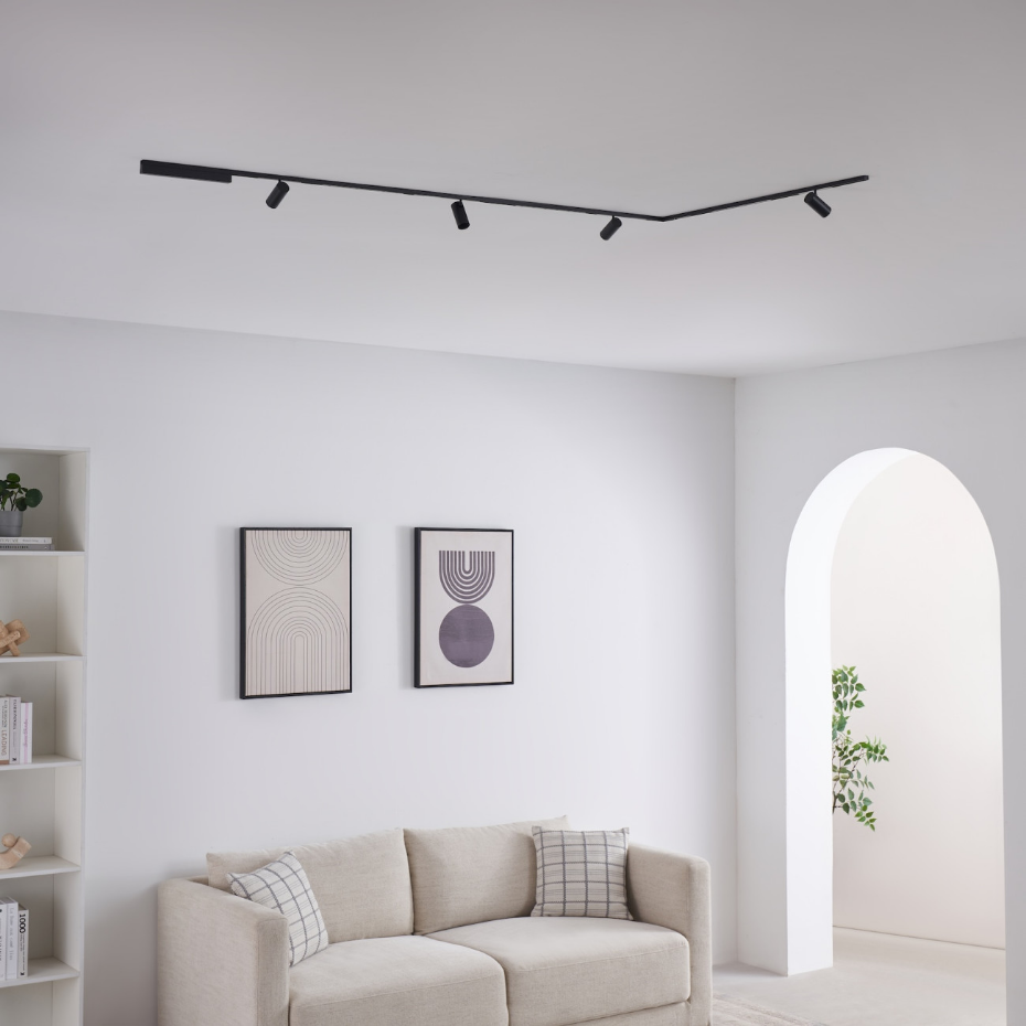 Kit rail magnétique 84W en L - LYNE
