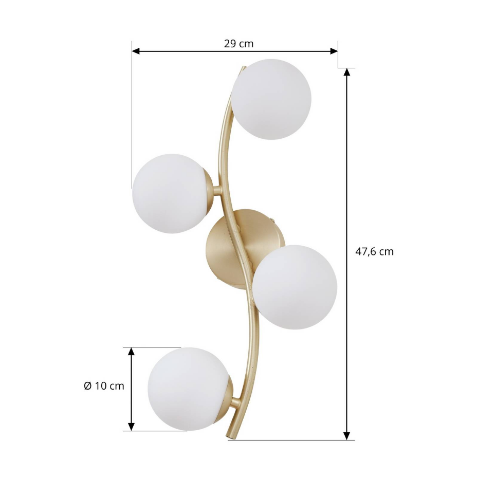 Applique en verre moderne, Josiana