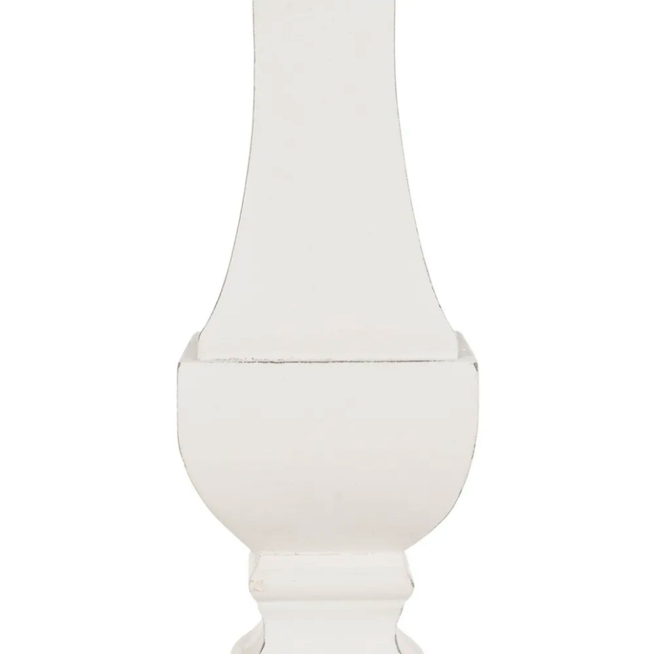 Lampe à poser classique blanche 30x37x63cm