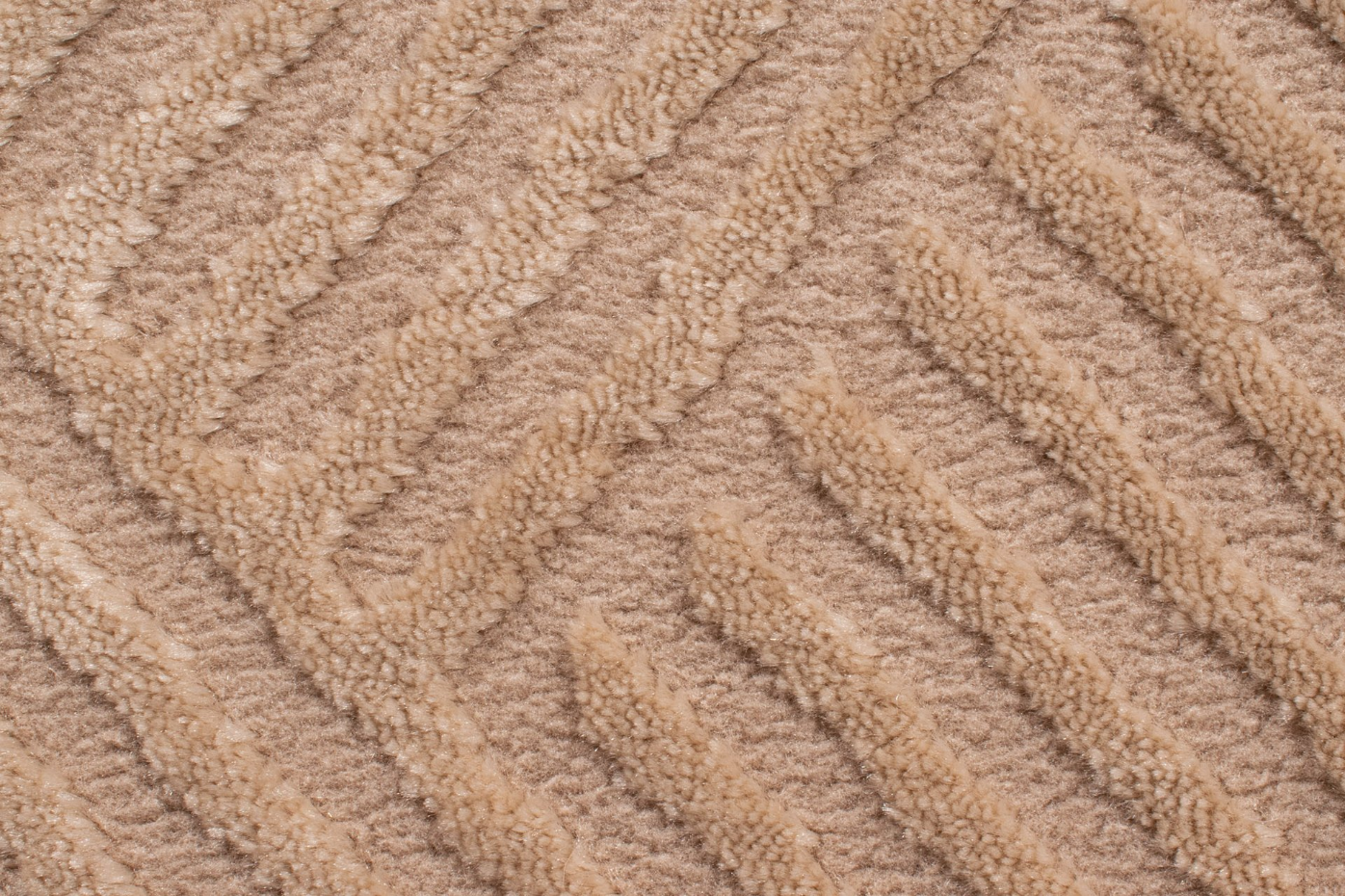 Tapis de salon rond à motif lignes BIANCA