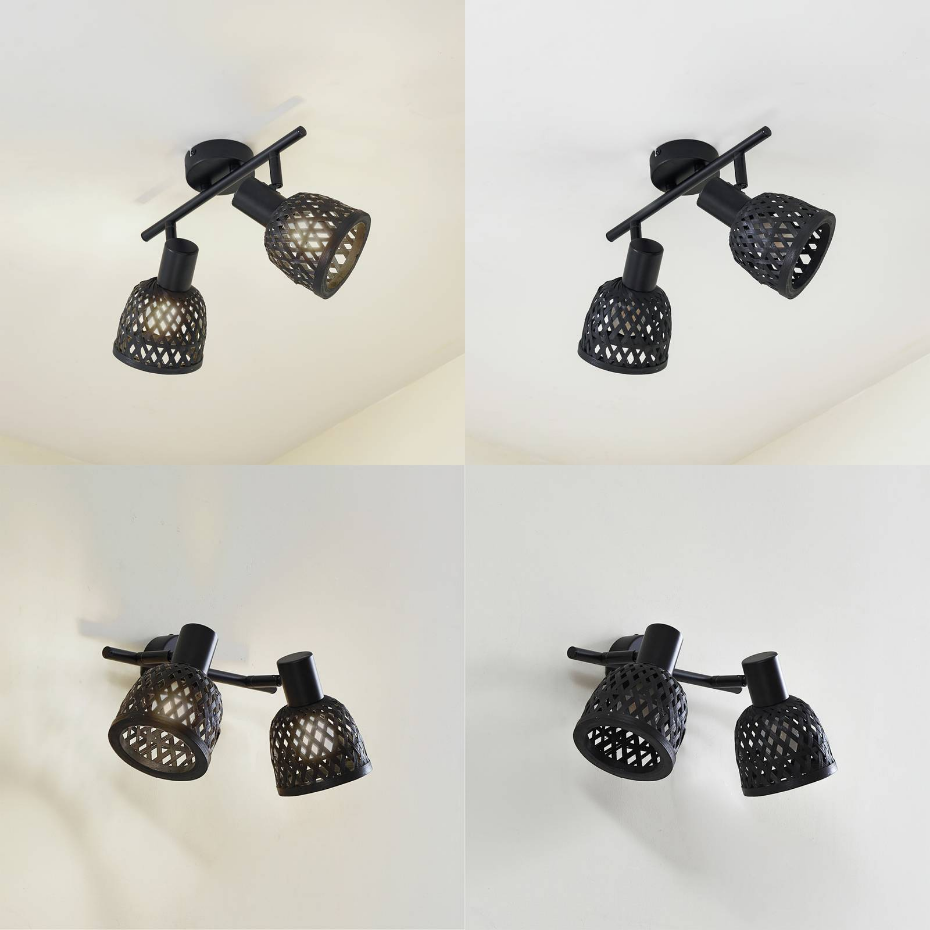 Plafonnier en bambou moderne, Eskil