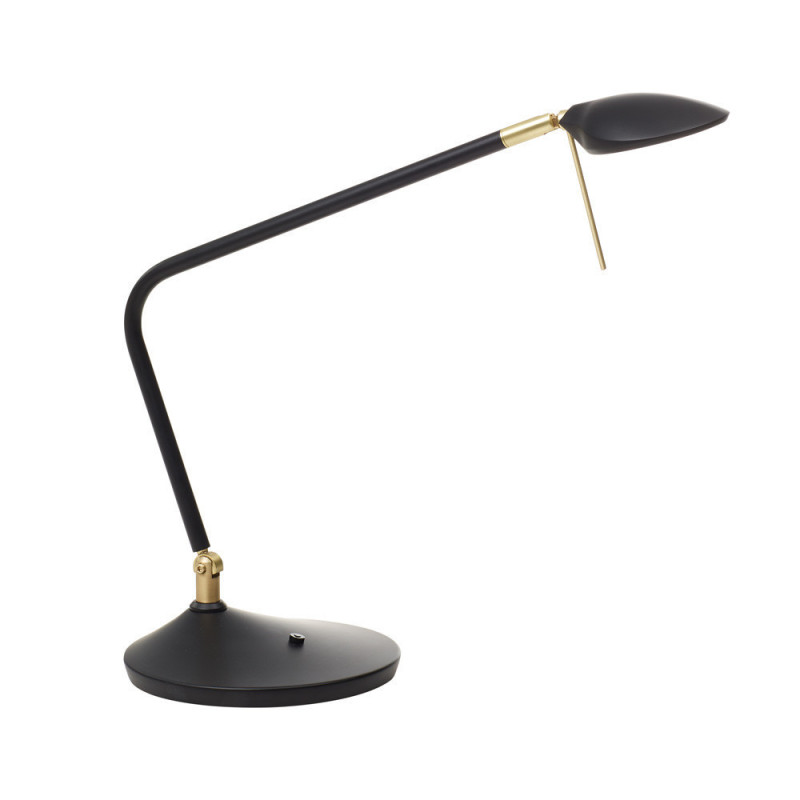 Lampe de bureau led noir mat Dixon