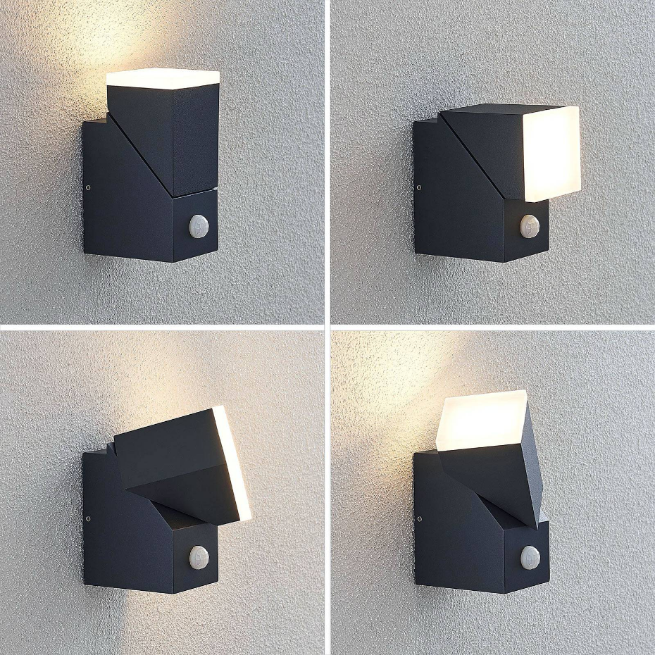Applique extérieure en aluminium moderneLED