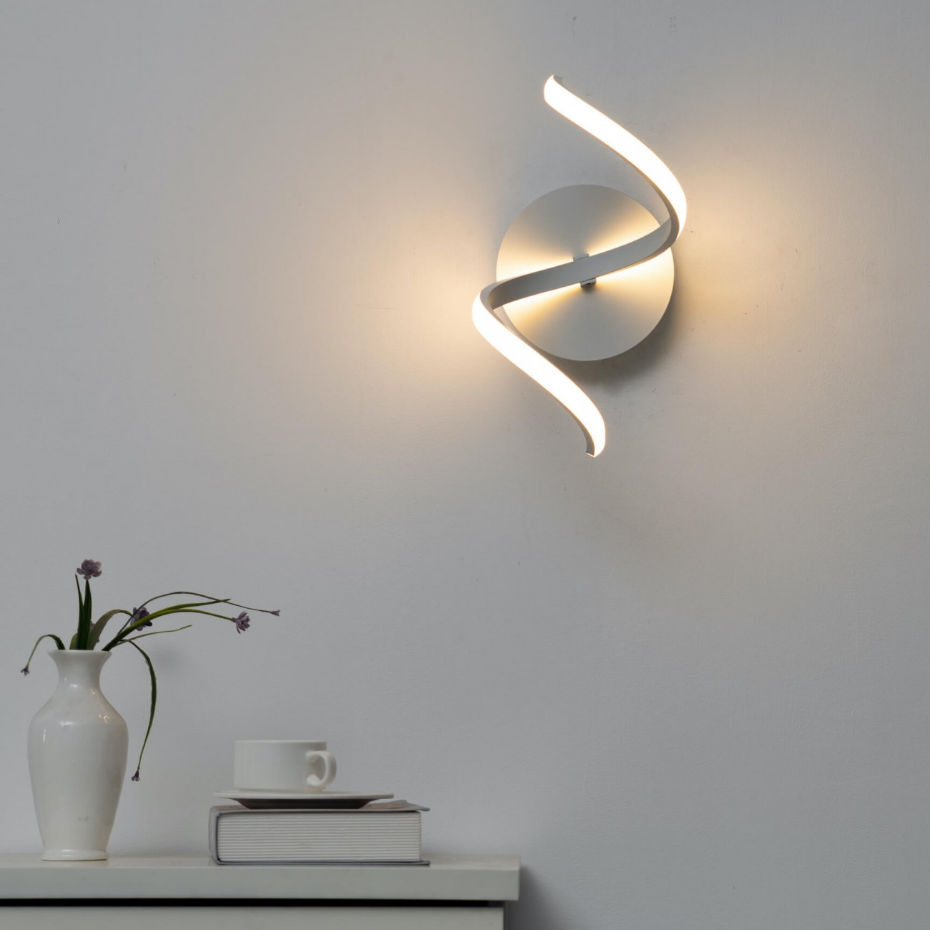 Applique LED spirale décorative - VORTEX