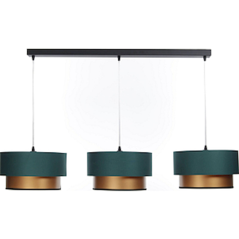 Suspension rectangulaire en tissu Duo ellegant
