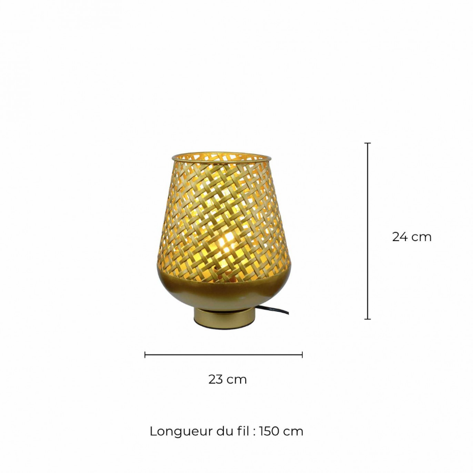 Lampe à poser en métal petit modèle, TANIS