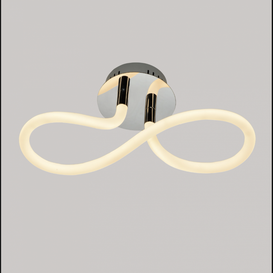 Plafonnier LED infini chromé - AENARIA