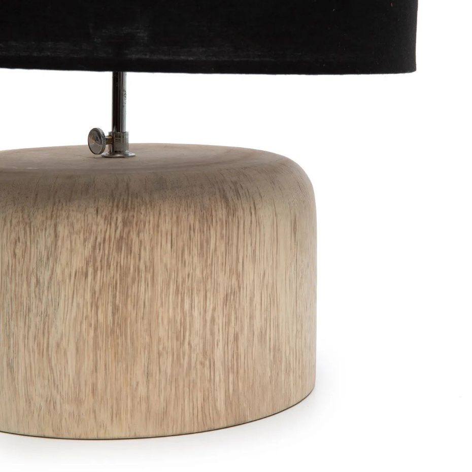 Base de lampe en bois de teck WOOD