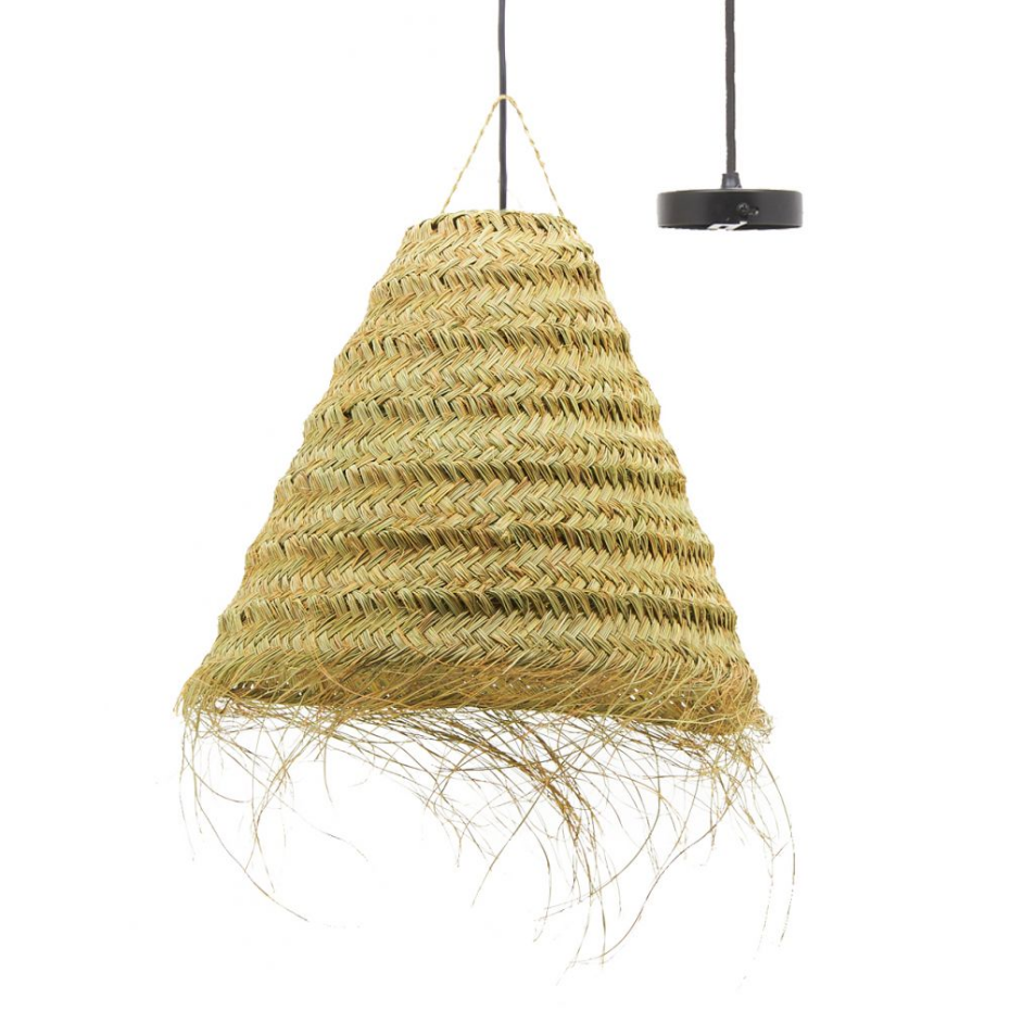 Abat-jour en jonc pour suspension Ø 45 - H 40 cm