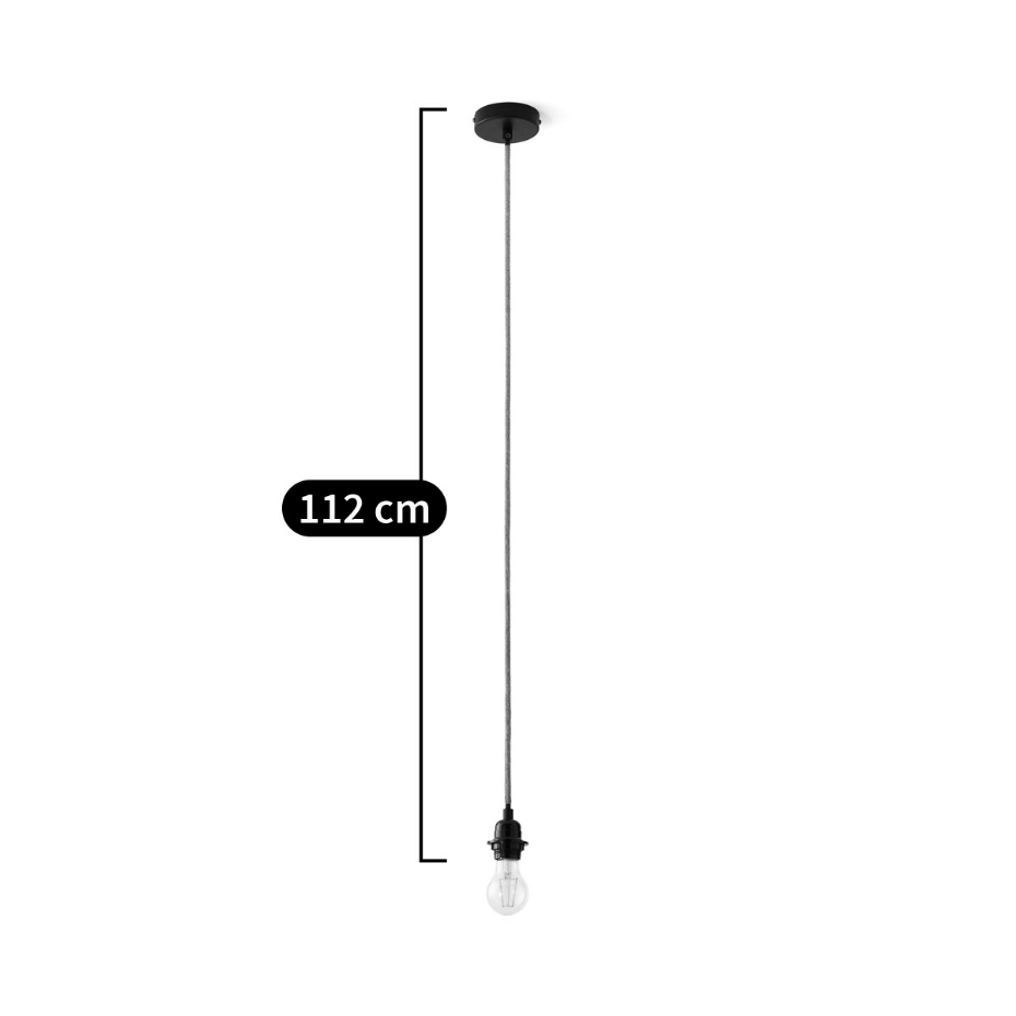 Câble électrique pour suspension E27, Baulind