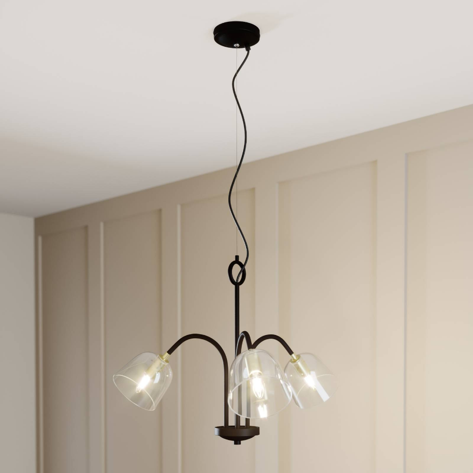 Suspension en verre vintage, Anjita