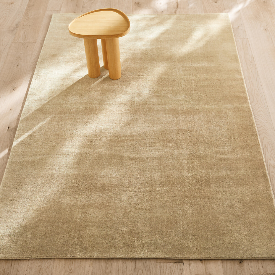 Tapis laine et cachemire, noué main, Rajah