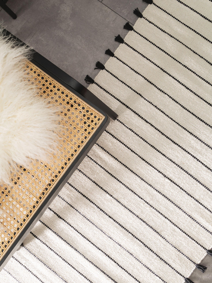 Tapis en coton tissé main BO