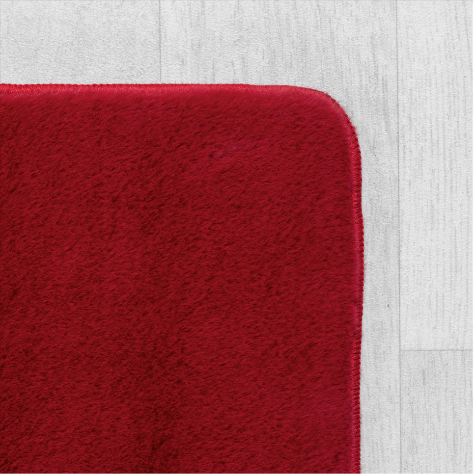 Tapis de salon uni doux ALBA