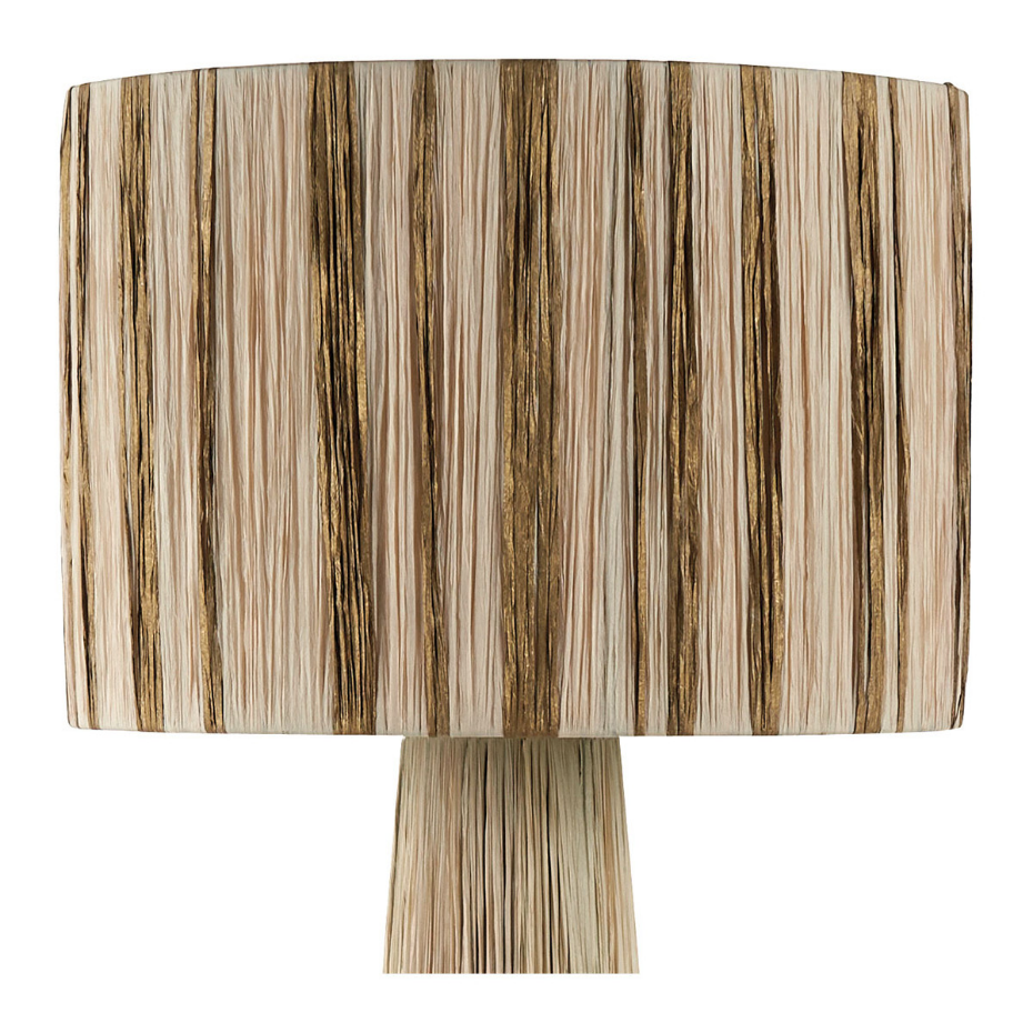 Lampadaire en raphia