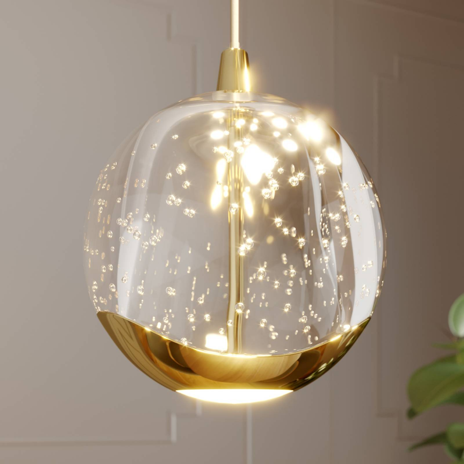 Suspension en verre designLED, Hayley