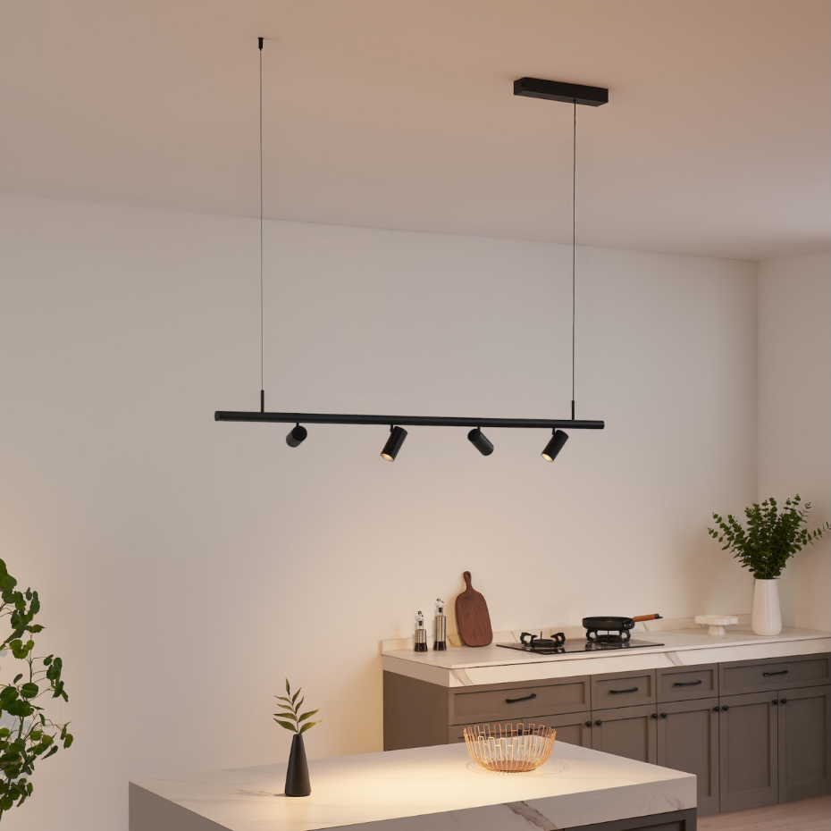Suspension 4 spots LED aimantés - LYNE
