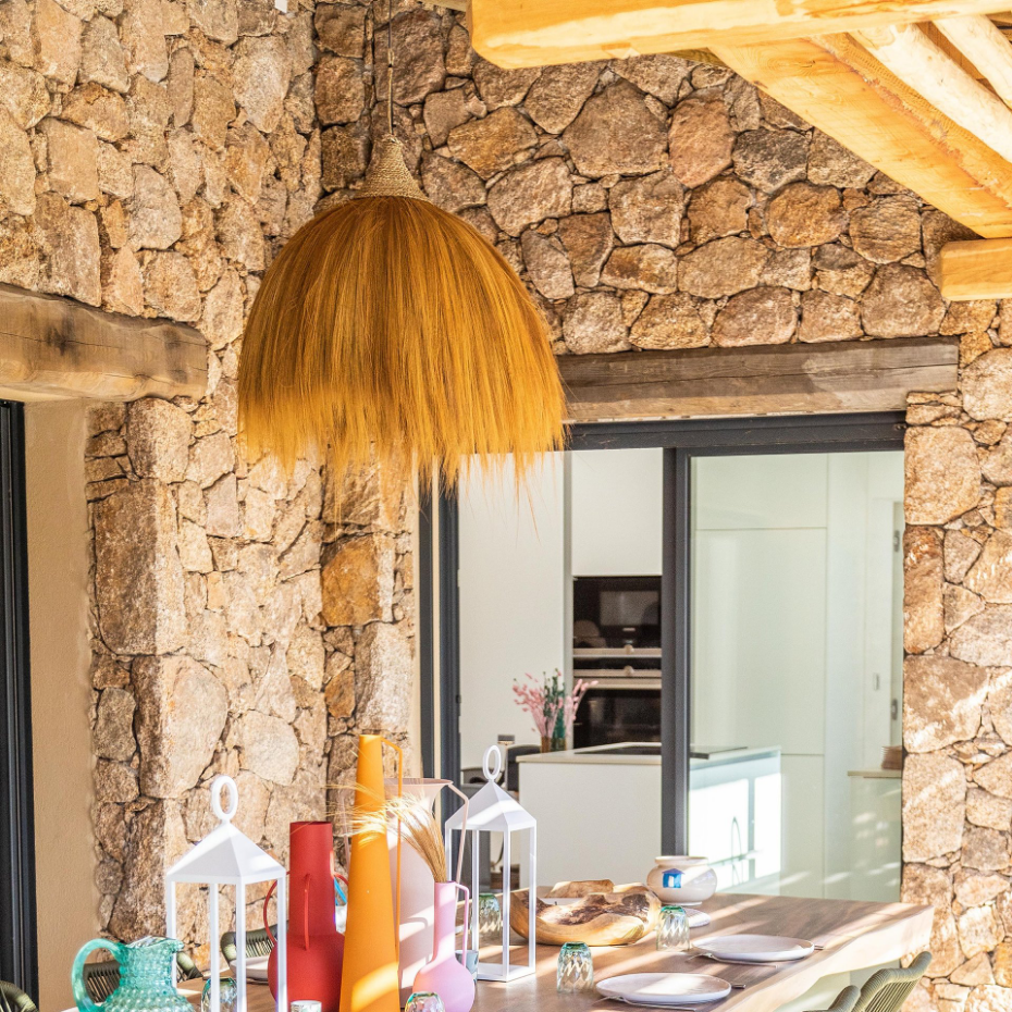 Abat jour naturel seul MASAI INDOOR H40cm