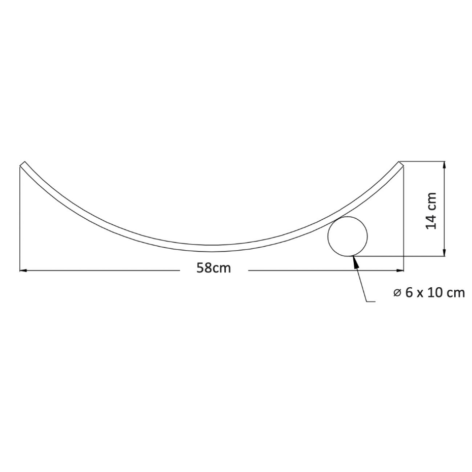 Applique LED contemporaine - CURVA