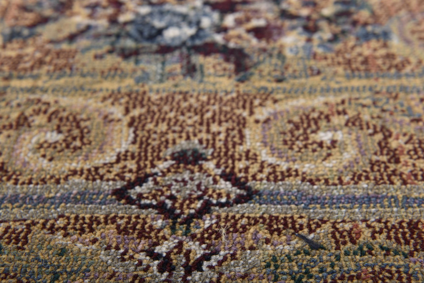 Tapis Gabiro Medaillon, tissé, rond
