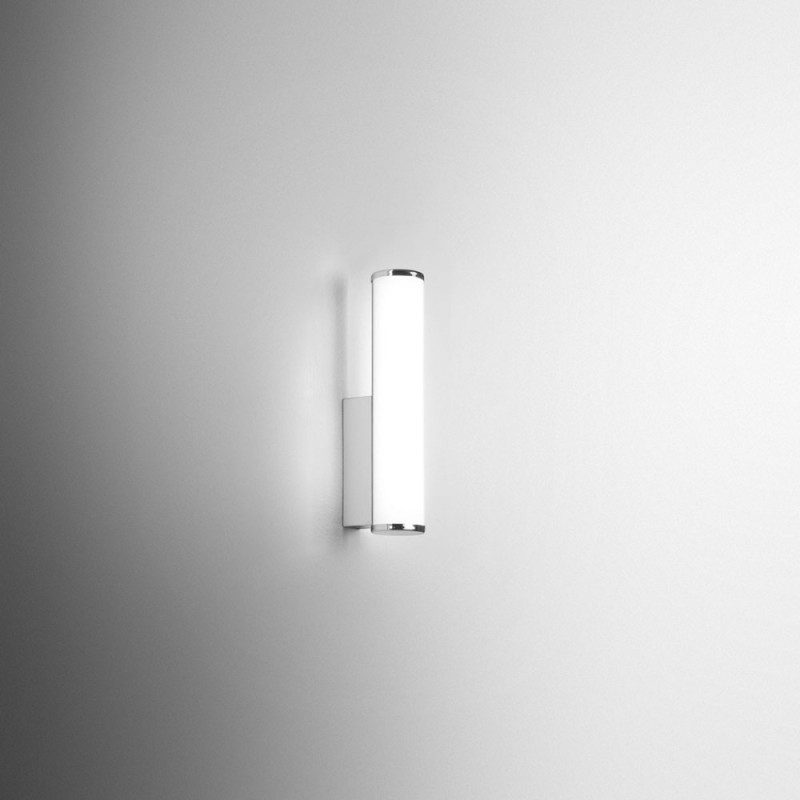 Applique Salle De Bain led chrome et opale Cap