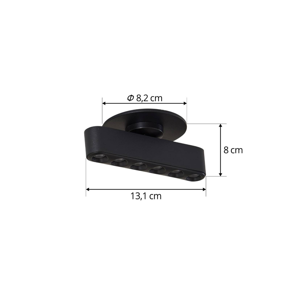 Plafonnier en aluminium moderneLED, Eldrin