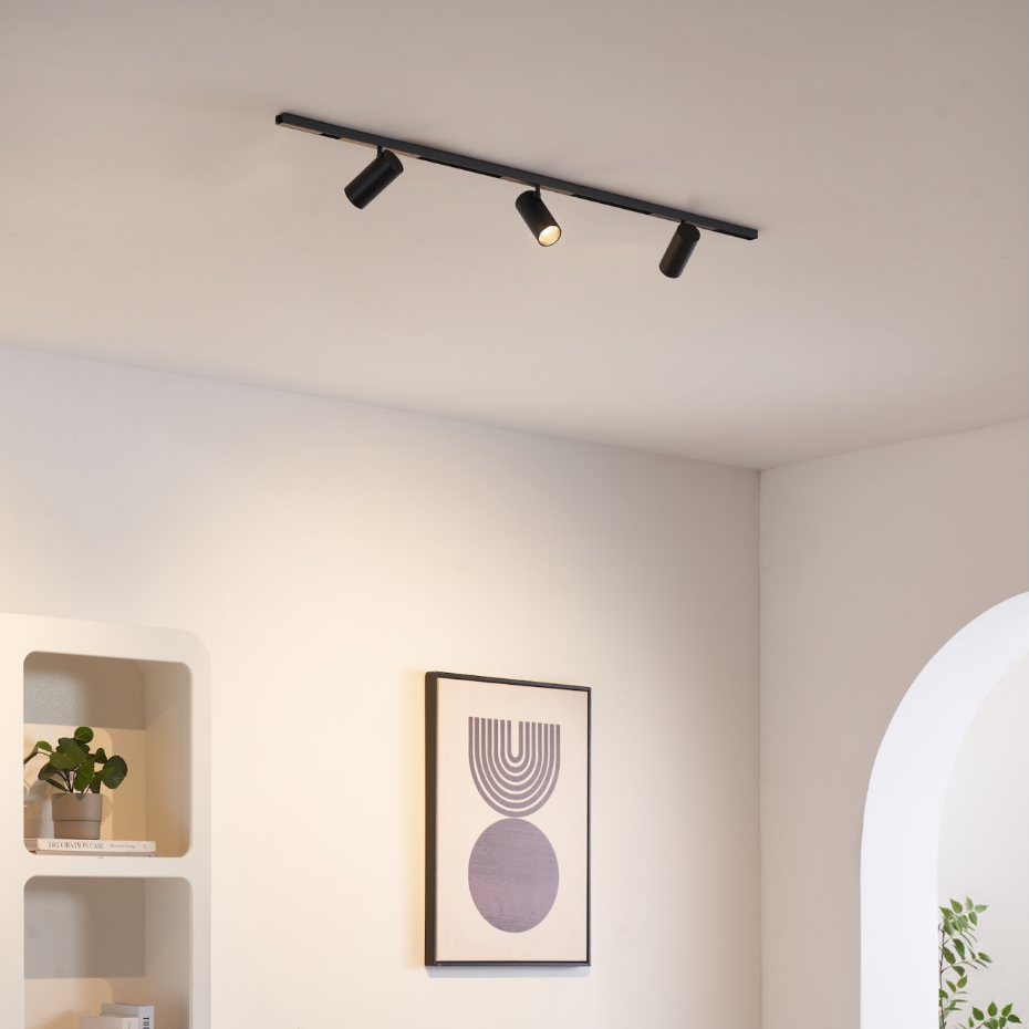 Kit rail LED 3 spots orientables - LYNE