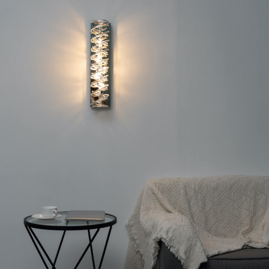 Lampe tube chrome multifonction - MEMPHIS