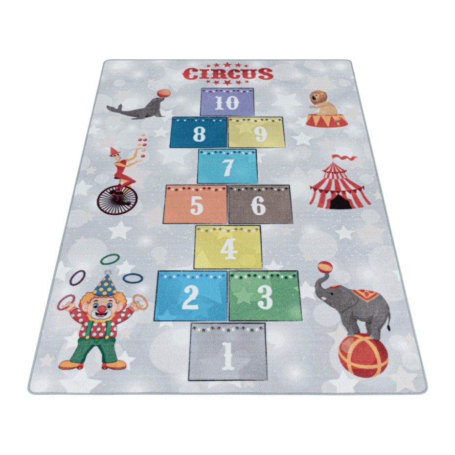 Tapis enfant marelle cirque PLAY