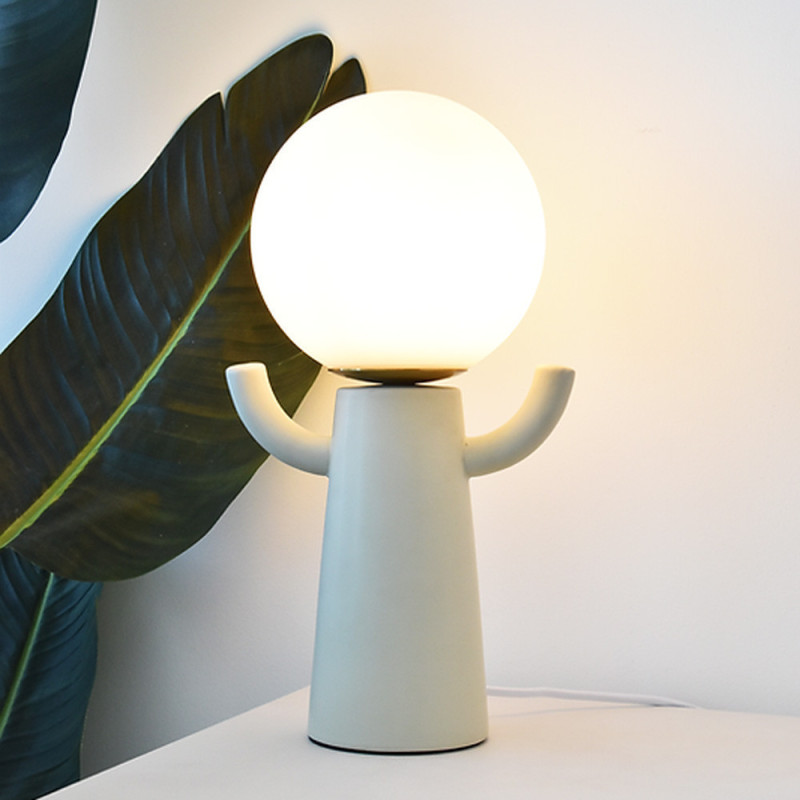 Lampe de table céramique écru Paul
