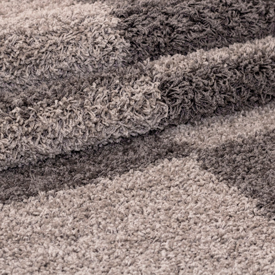 Tapis shaggy à motif géométrique GALA