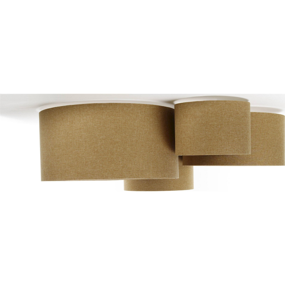 Plafonnier rectangulaire en tissu Boho Elegant