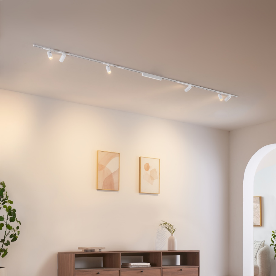 Kit 3 rails + 6 spots LED orientables - LYNE