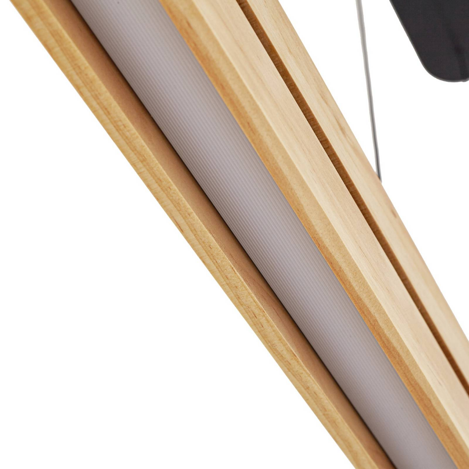 Suspension en bois moderneLED, Darnor
