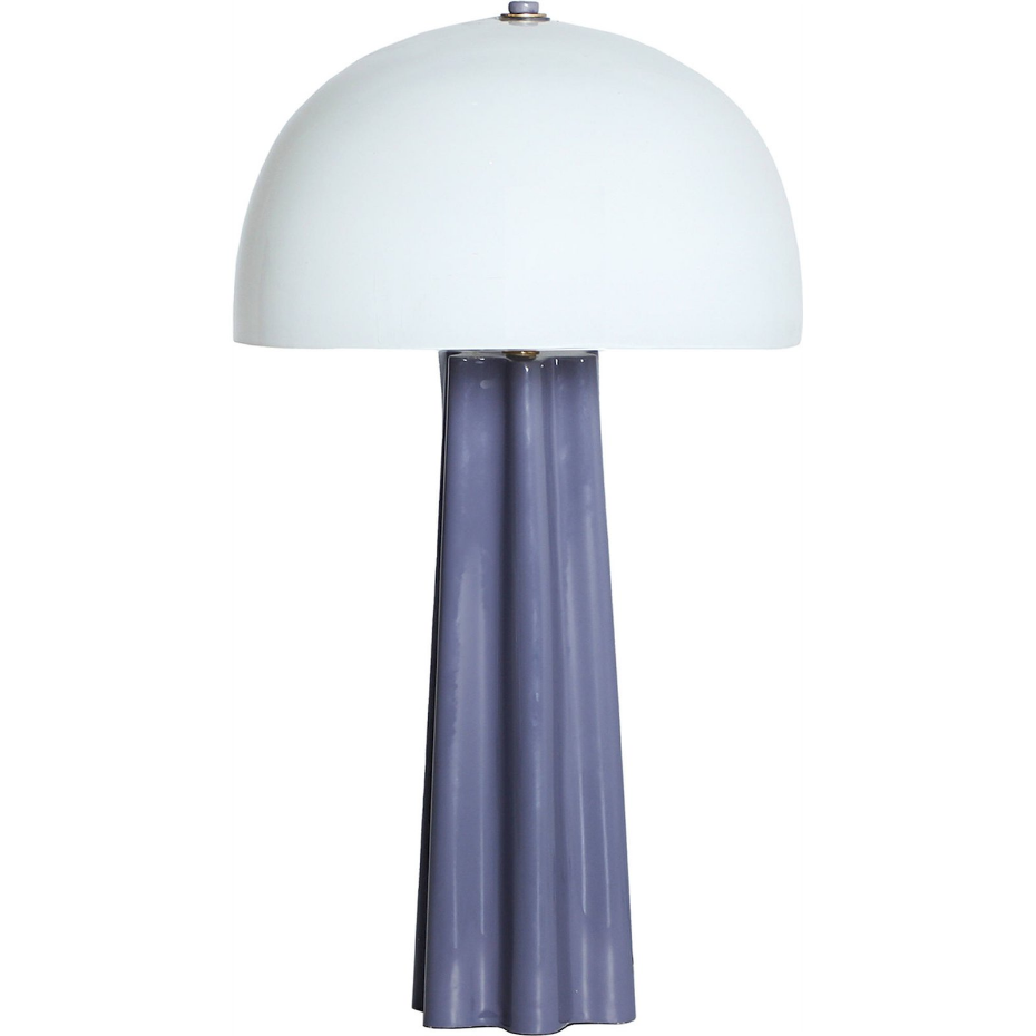 Lampe de table en fer et verre  design moderne