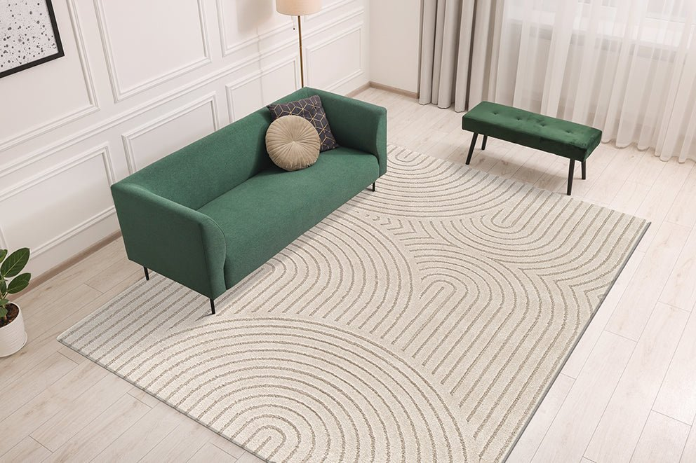 Tapis à relief doux et élégant GROOVE