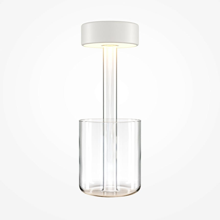 Lampe d'appoint sans fil avec vase ALMA