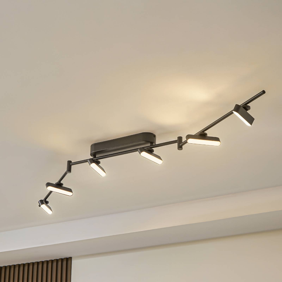 Plafonnier en métal moderneLED, Eldrin