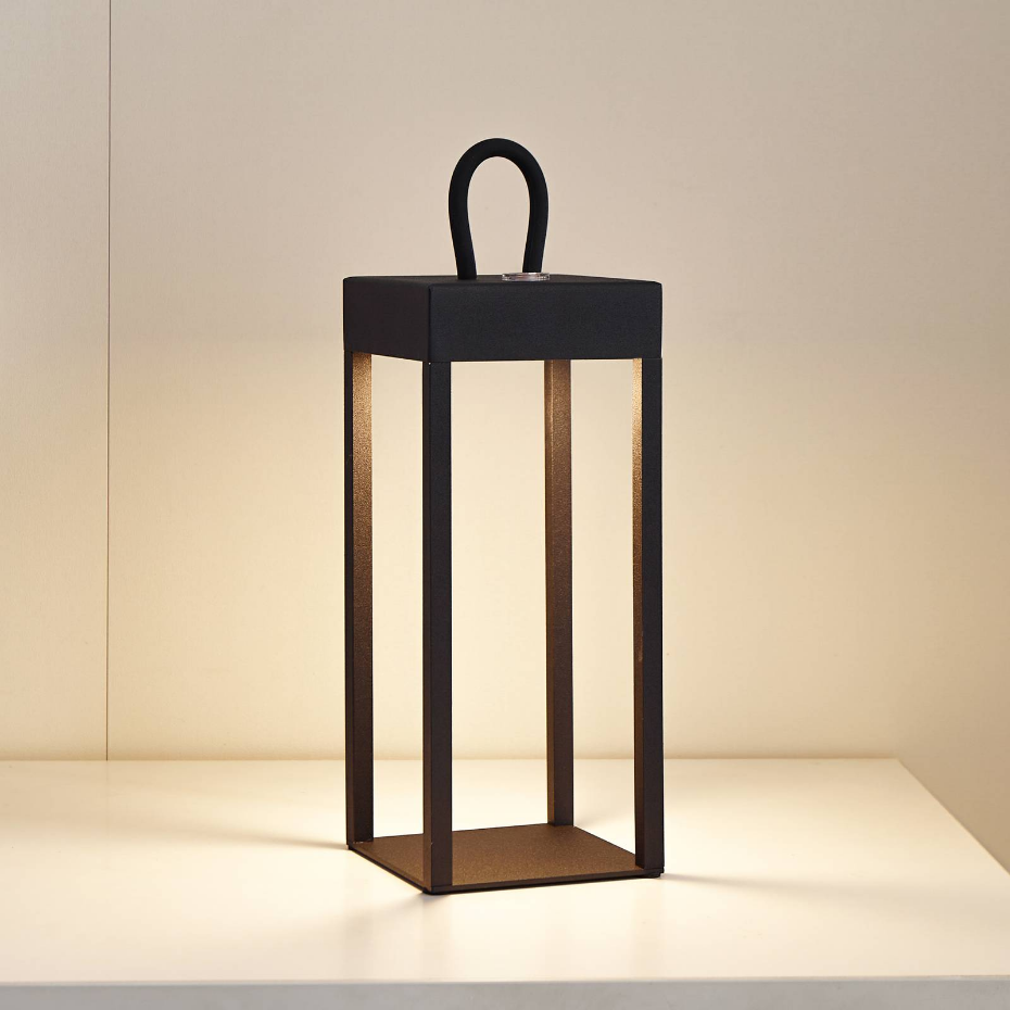 Lampe à poser en métal moderneLED, Iruna