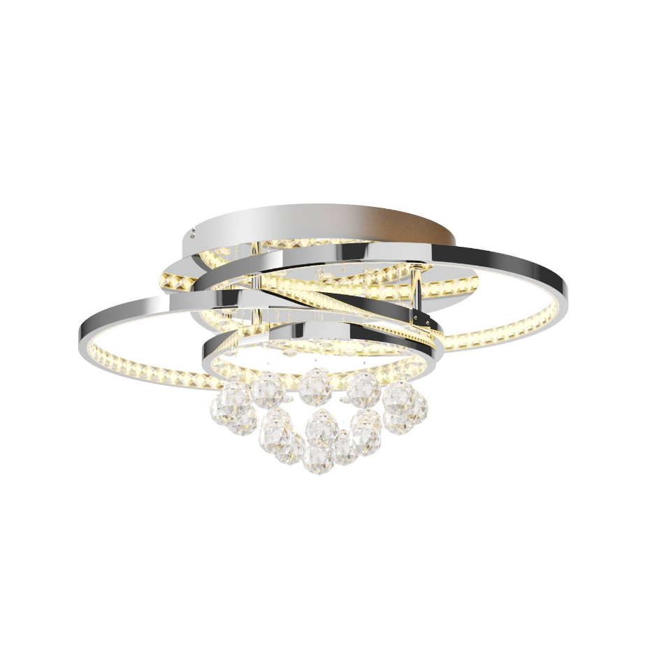 Plafonnier en métal moderneLED, Keely