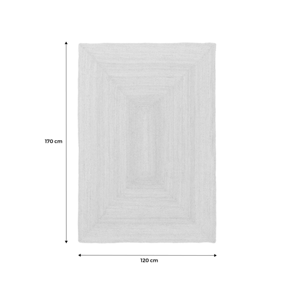 Tapis intérieur jute naturel PADMA